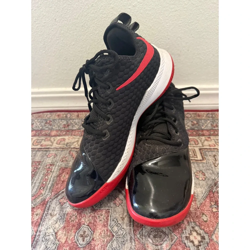 Nike LeBron Witness 3 Black‎ Red White Basketball Shoes BQ9819-001 Mens 12